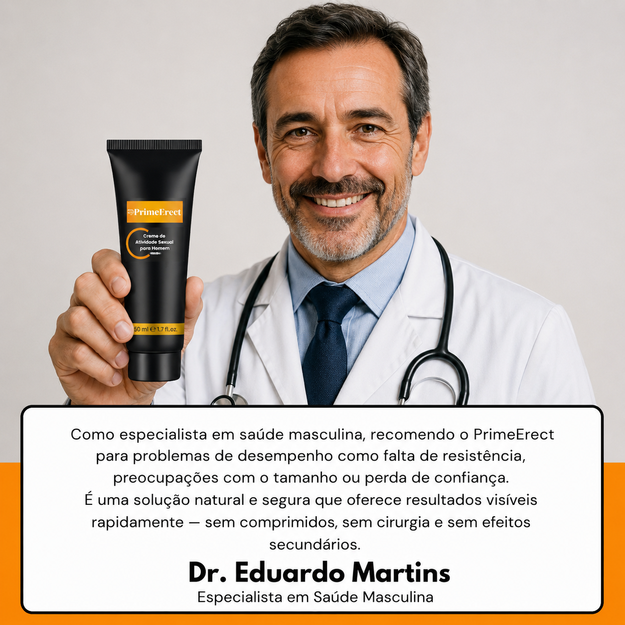 Testado clinicamente, recomendado por especialistas e 100% seguro
